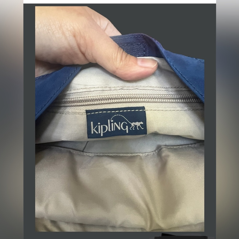 Kipling Large Backpack Dark Blue W/ Laptop Sleeve - image 8